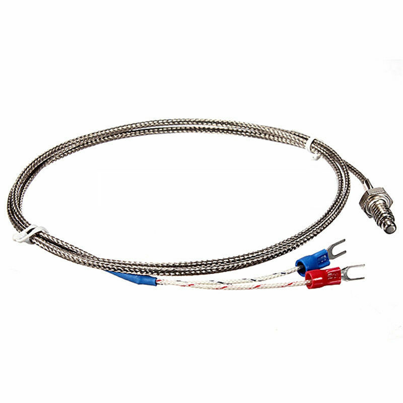 PID REX-C100 Temperature Controller & K Thermocouple Probe Sensor NEW OB19