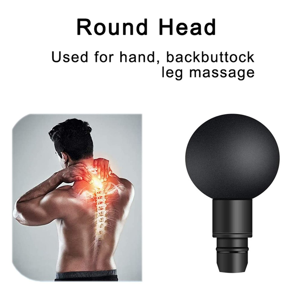 Massage Gun Heads for Hypervolt Go, Replaceable Massager Gun Attach... Fast Ship