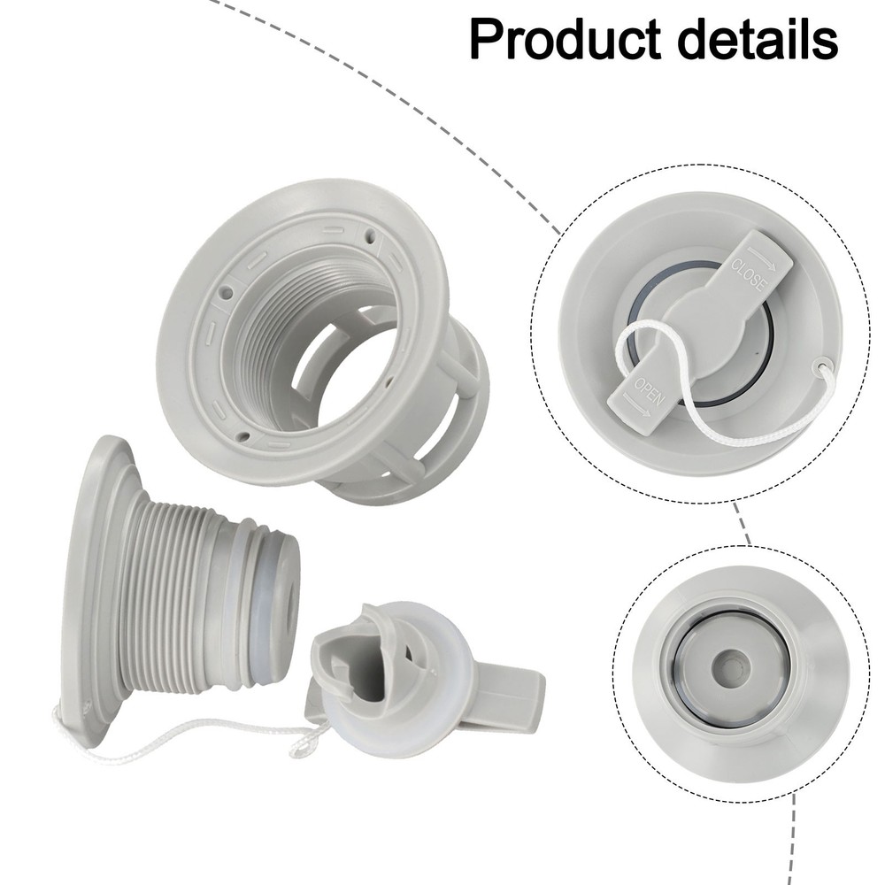 Efficient Six Hole Design Valve Adapter Enhancing Your For Kayaking Experience