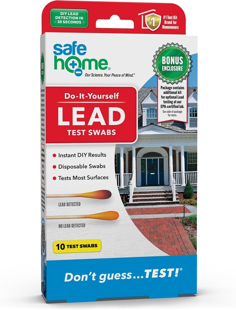 ® Lead in Solids Combo Test Kit – 10 DIY Swabs + Optional Testing at our EPA ...