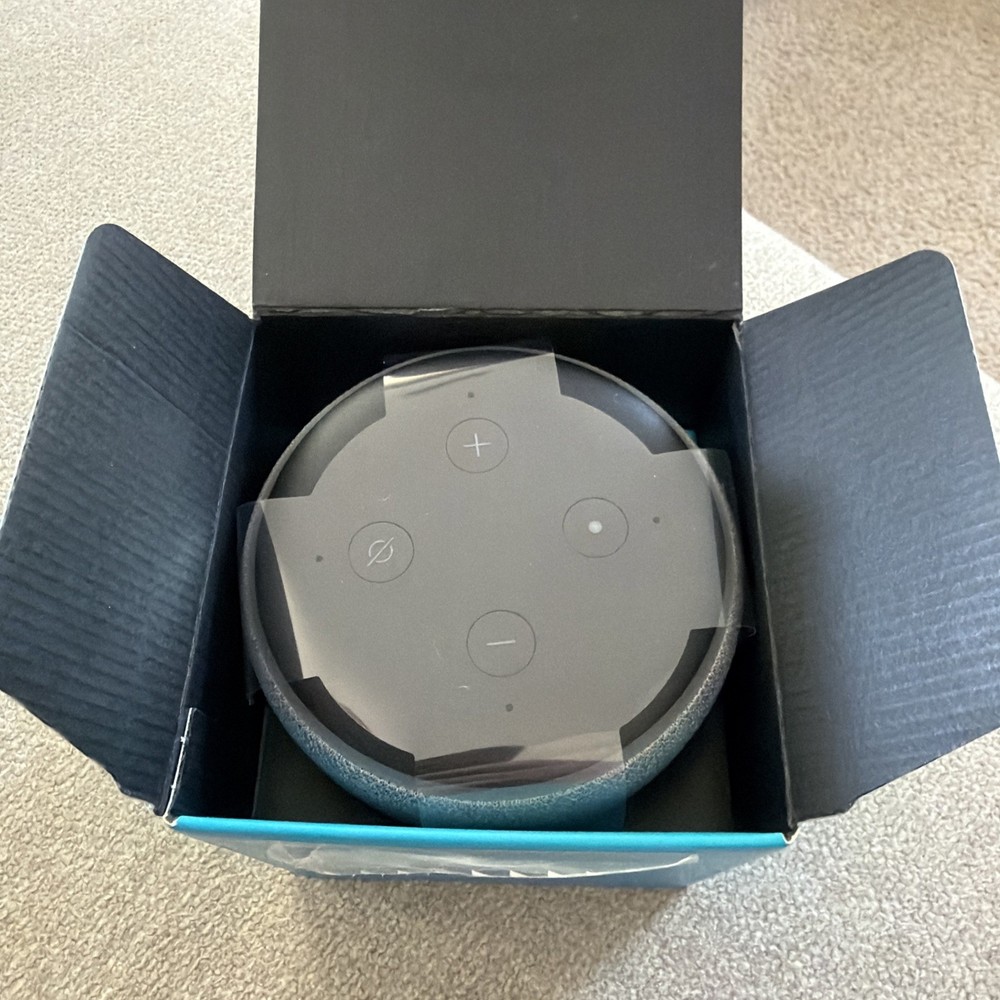 Amazon Echo Dot 3rd Gen Smart Speaker Bluetooth Alexa WiFi Heather Gray NEW