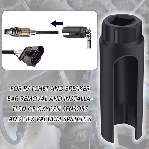 Oxygen Sensor Socket,7/8 inch O2 Sensor Socket for Automotive Replacement Big