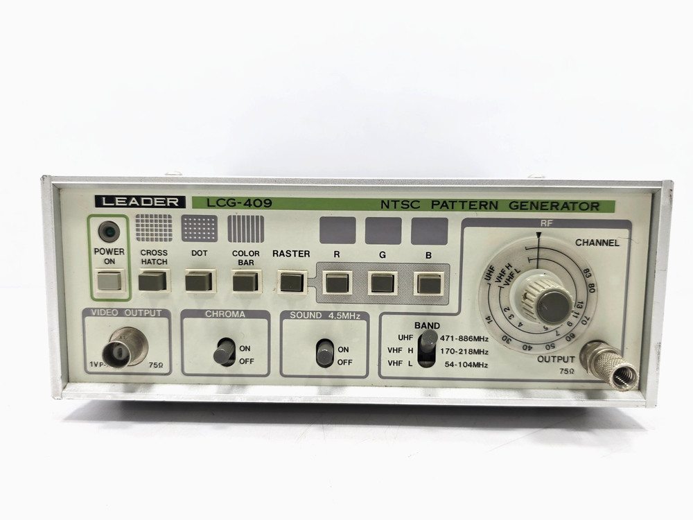LCG-409 NTSC PATTERN GENERATOR LCG409 LEADER ELECTRONICS
