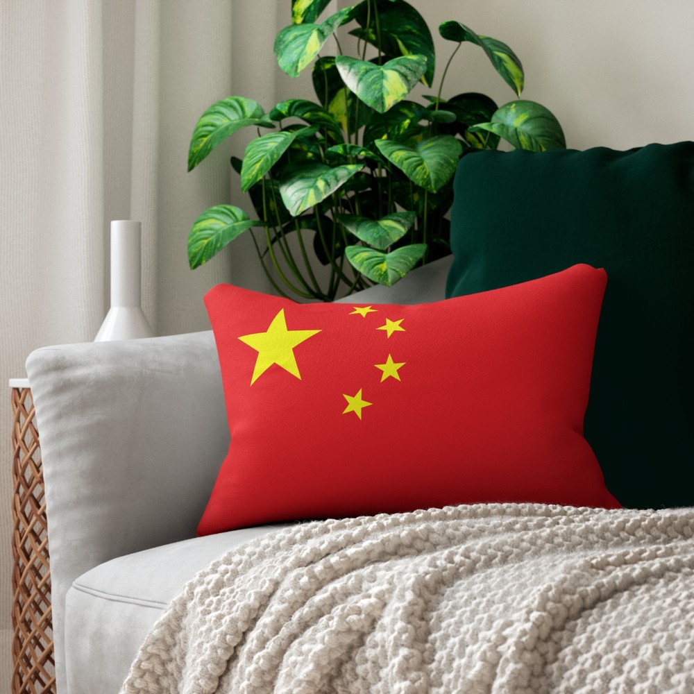 China Flag Lumbar Pillow