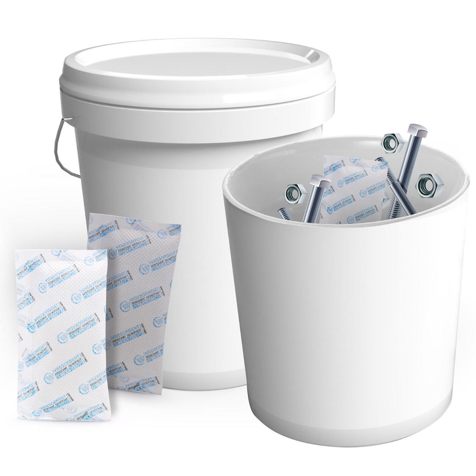 20 Gram 15 Packs Silica Gel Packets Dessicant for Storage, Humidity Packs