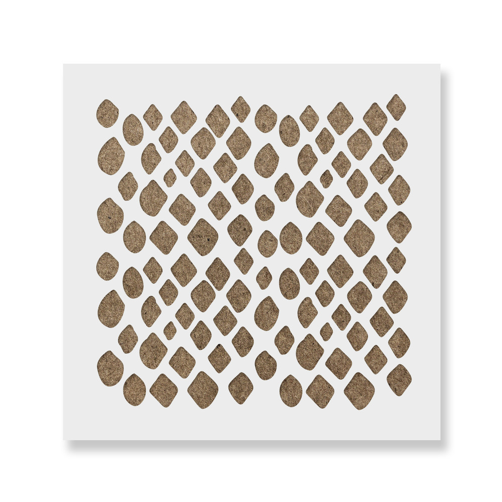 Snakeskin Cookie Stencil - Durable & Reusable Mylar Stencils