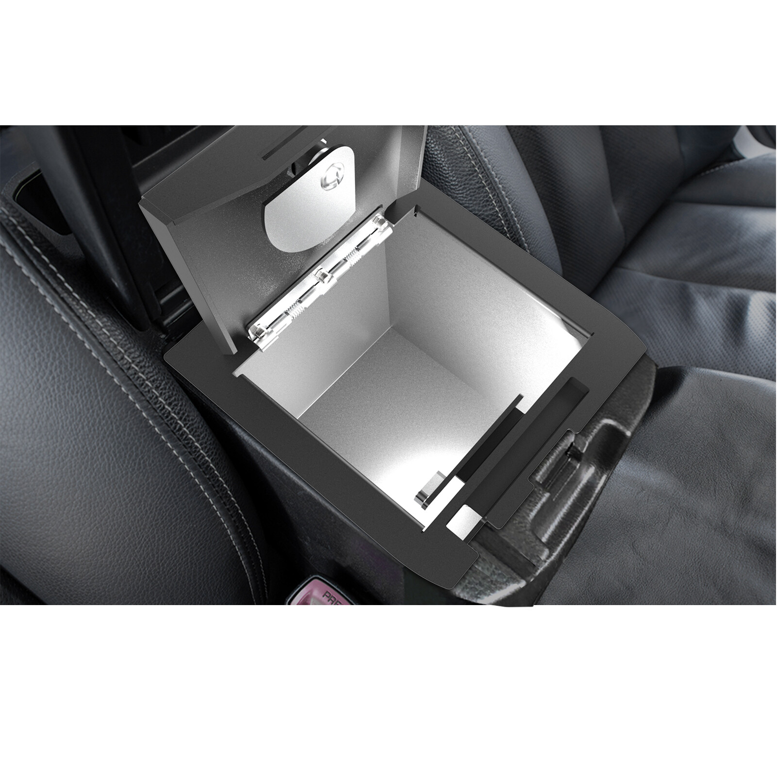 For 2016-2023 Toyota Tacoma Center Console Safe Gun Storage with LED Lighting