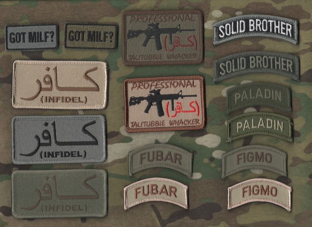 KANDAHAR WHACKER JSOC MARINES FORCE RECON OPERATOR hook/loop TAB: Solid Brothers