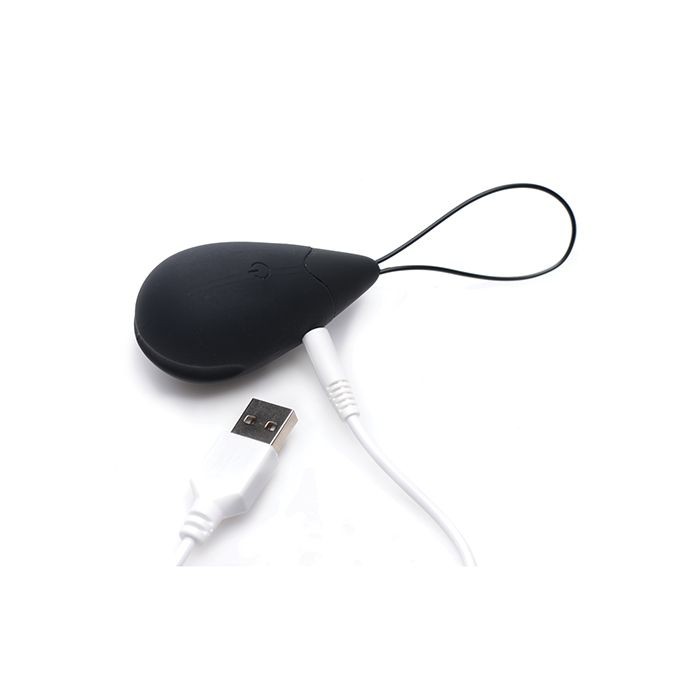 Bang! 10X Silicone Vibrating Egg - Black