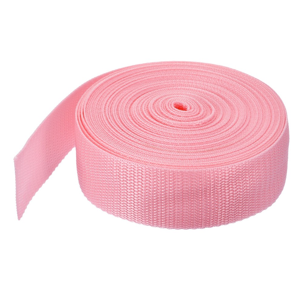 Lightweight Polypropylene Webbing Strap 0.8" 10 Yard Backpack Pink