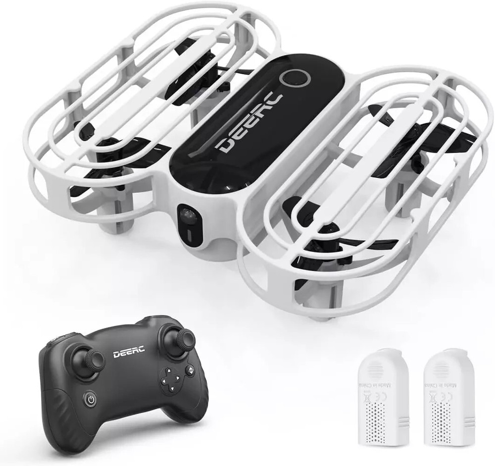 DEERC D11 Mini Drone Auto Hover Circle Fly 3 Speed Headless Mode 2 Batteries RTF