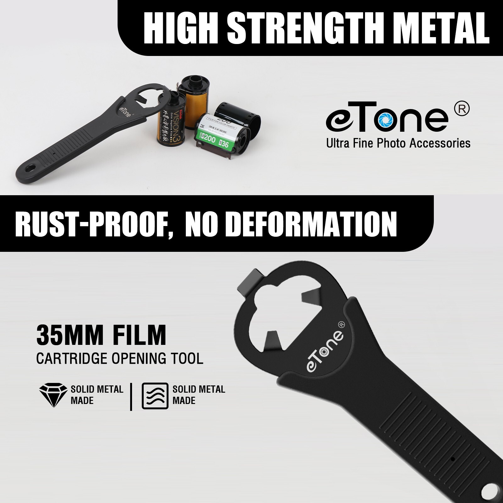 35mm 135 Film Cassette Cartridge Opener Darkroom Developing Removal Reload Tool