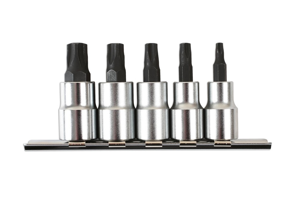 Laser Tools Mortorq Socket Bit Set 3/8"D 5pc 6768