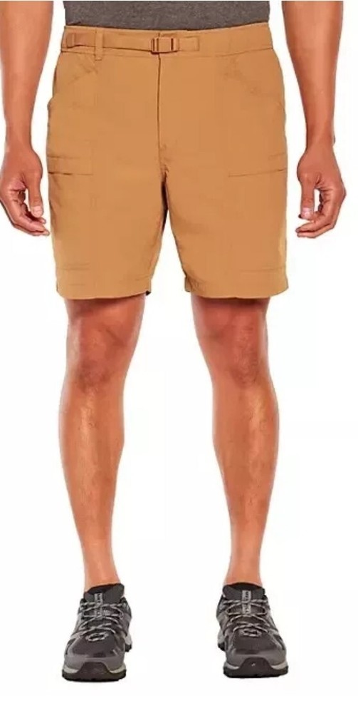 Eddie Bauer Men's Ripstop Tech Pull On Short Size XL Brown Sugar