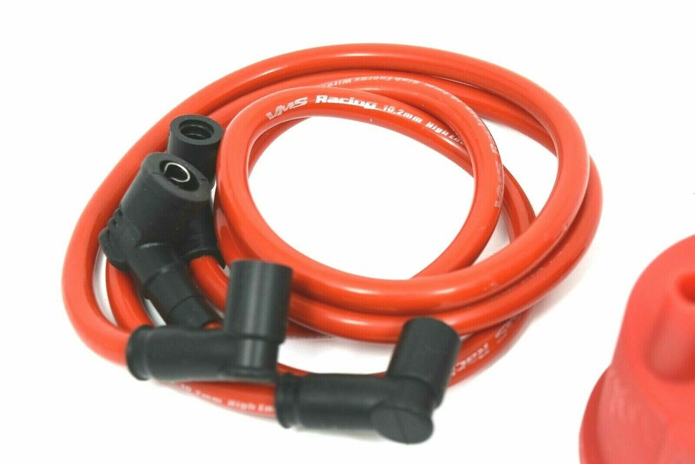 VMS 97-01 HONDA CRV B20 ENGINE RED DISTRIBUTOR CAP FOR EXTERNAL COIL CONVERSION