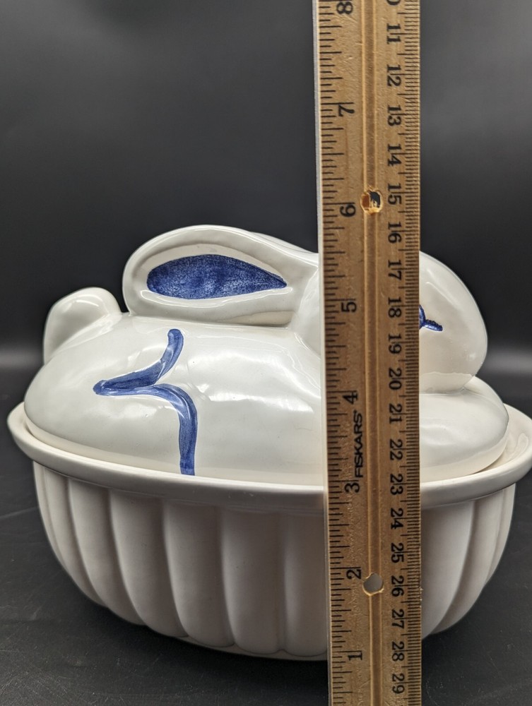 Thunn Bunny Rabbit Covered Ceramic Dish
