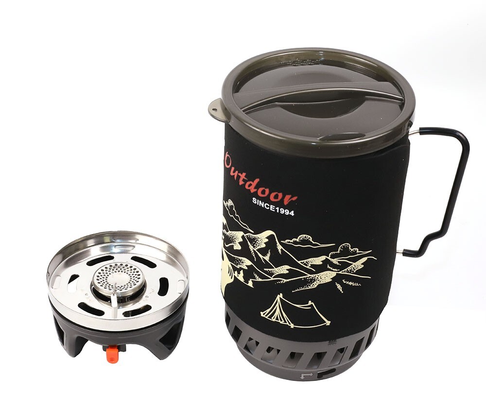 Camping Jet Burner 1000W 1100ML Portable Gas Powered Stove top Cooking System