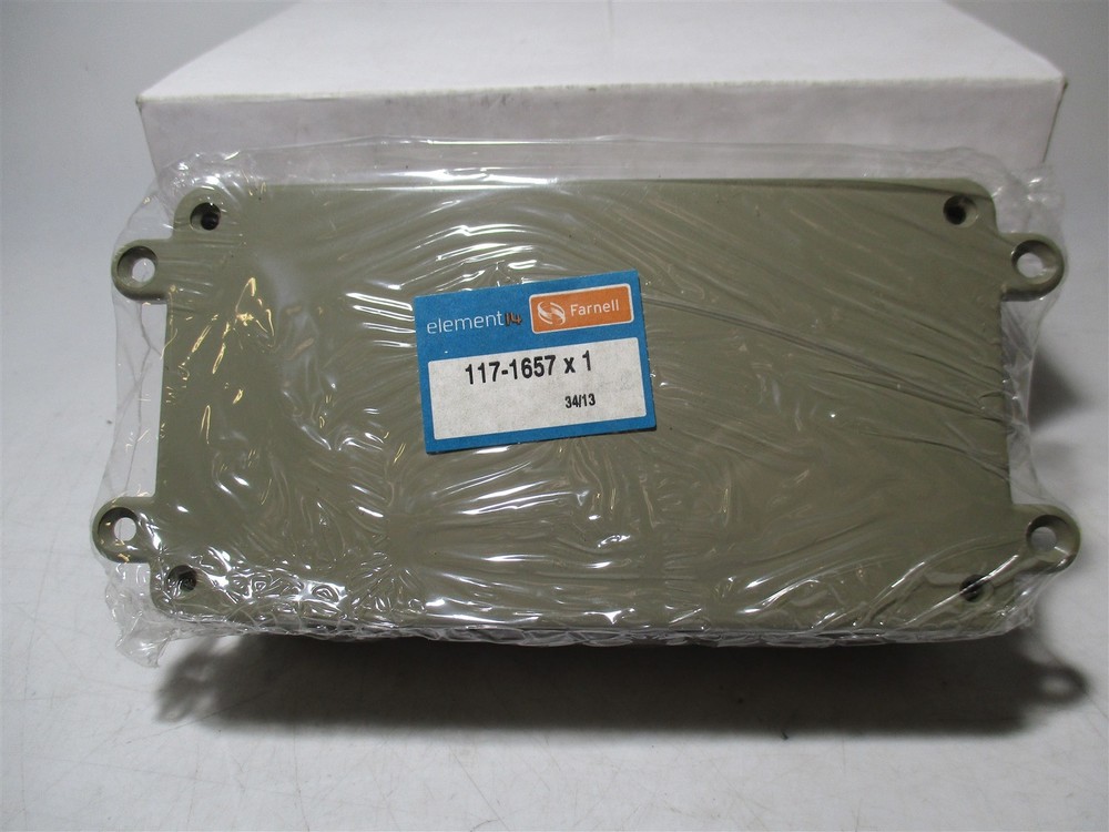 Farnell (117-1657) Grey Polystyrene Plastic Sealed Multi-Purpose Box Enclosure