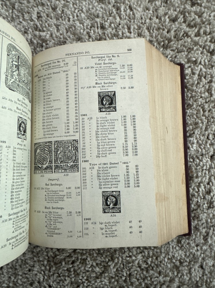 Scott Standard Postage STAMP CATALOG The 1927 Edition -- WHOLE WORLD