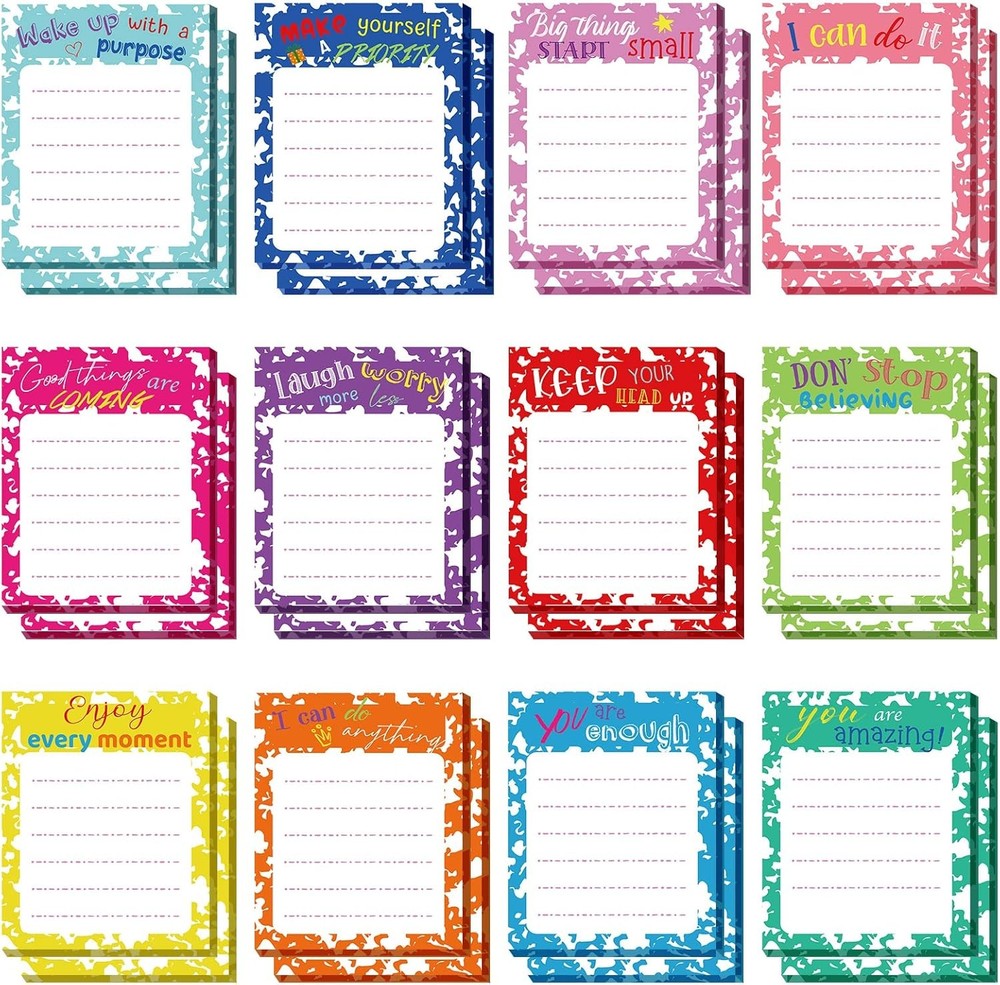 Inspiratal Stiy Notes Motivatal Notepads Appreciat
