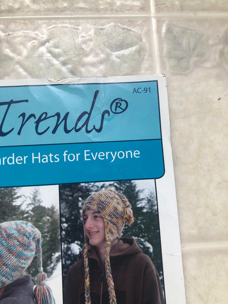 Fiber Trends Knitting Pattern: Snowboarder Hats for Everyone AC-91