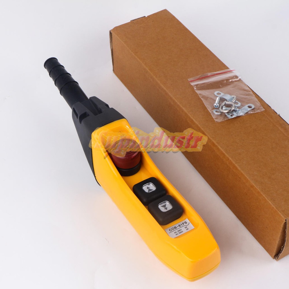 .1Pcs New COB-61FS COB Crane Hoist Control Button switch double speed