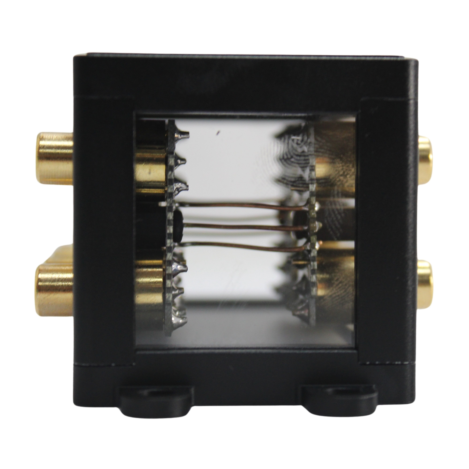 Big Jeff Audio 2-to-4 Pair Cockbox RCA Splitter Distribution Block