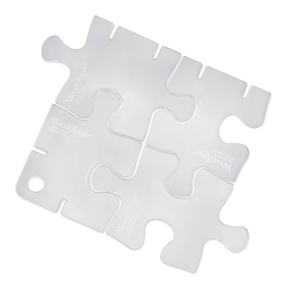 WoodRiver Puzzle Router Template Set - 4 Piece