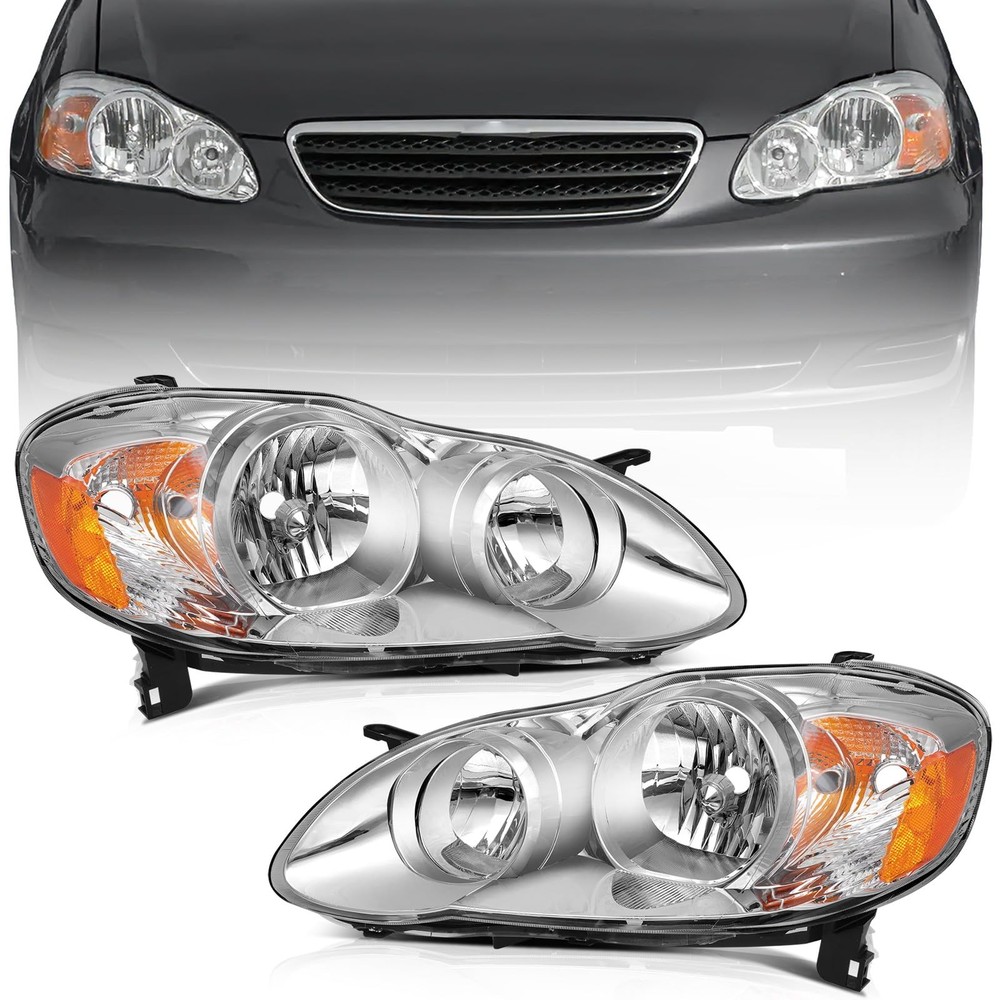Headlight Assembly for Corolla 2003-2008 Auto Replacement 8115002350