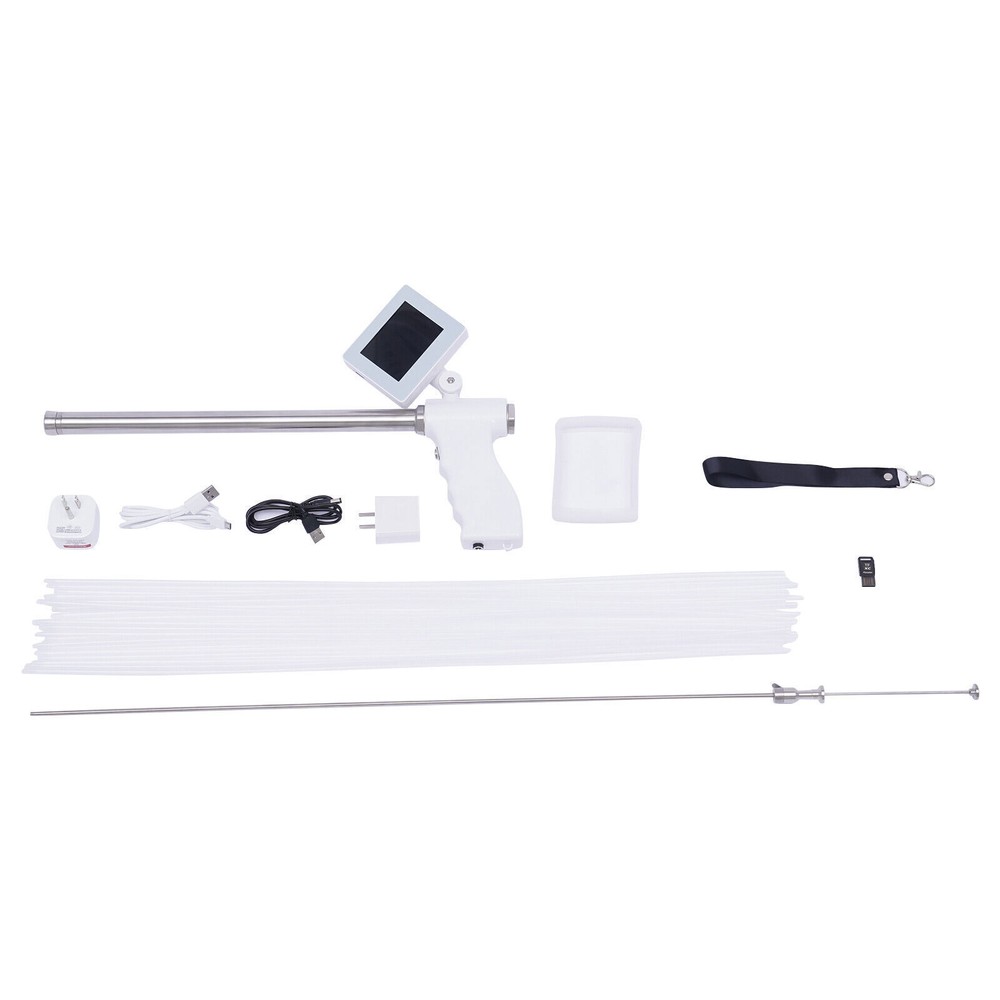 Visual Artificial Insemination Gun Cow Kit Camera with 360° Adjustable Screen