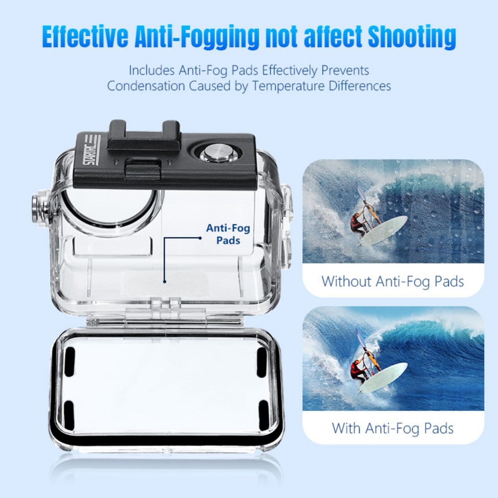 Waterproof Case for DJI Action 5 Pro 4 3 40m Diving Shell