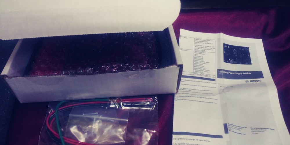 Bosch B250 Auxiliary Power Supply Module