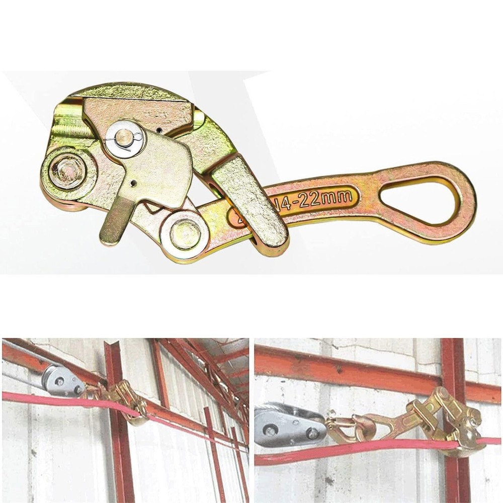 2 Ton Alloy Steel Multifunctional Cable Wire Rope Haven Grip Pulling Puller Tool