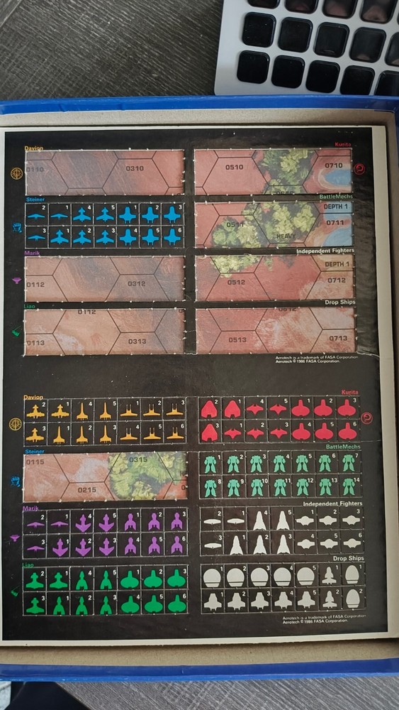 1996 BattleTech Fourth Edition Game 1604