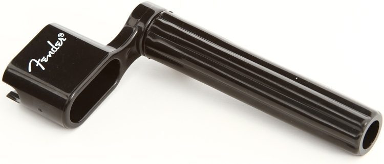 Genuine Fender Guitar Black String Winder with Logo, Pulls Bridge Pins Too!
