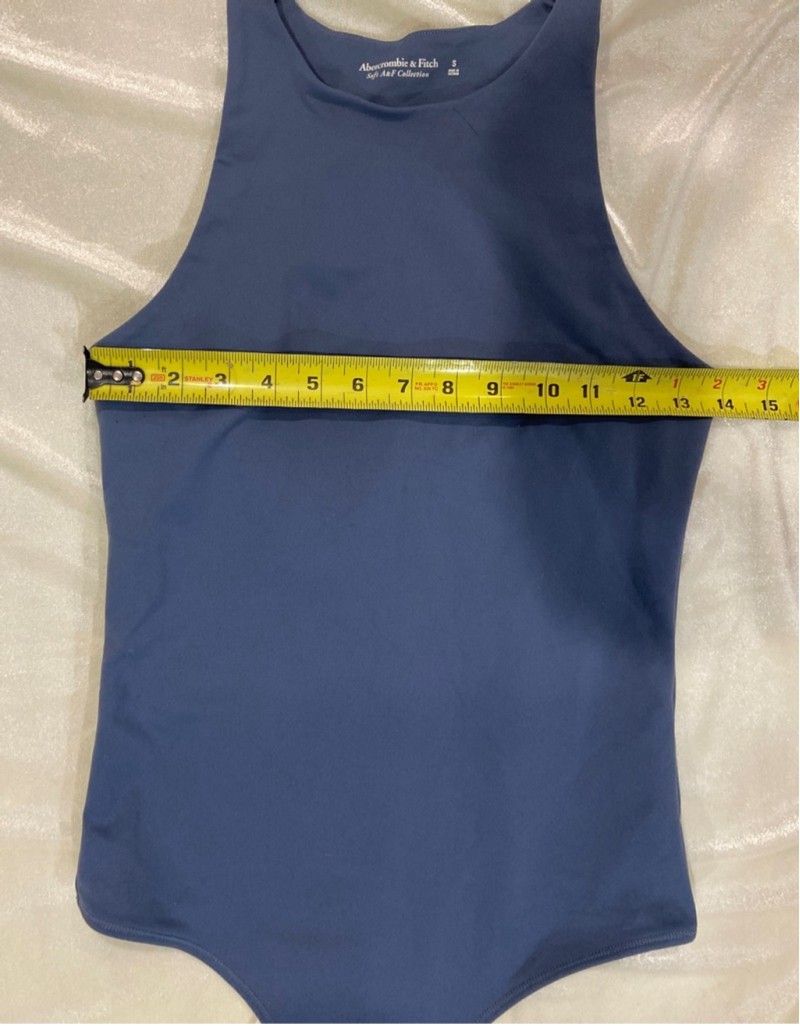 Abercrombie & Fitch Bodysuit Soft Collection High Neck Sleeveless Size S EUC