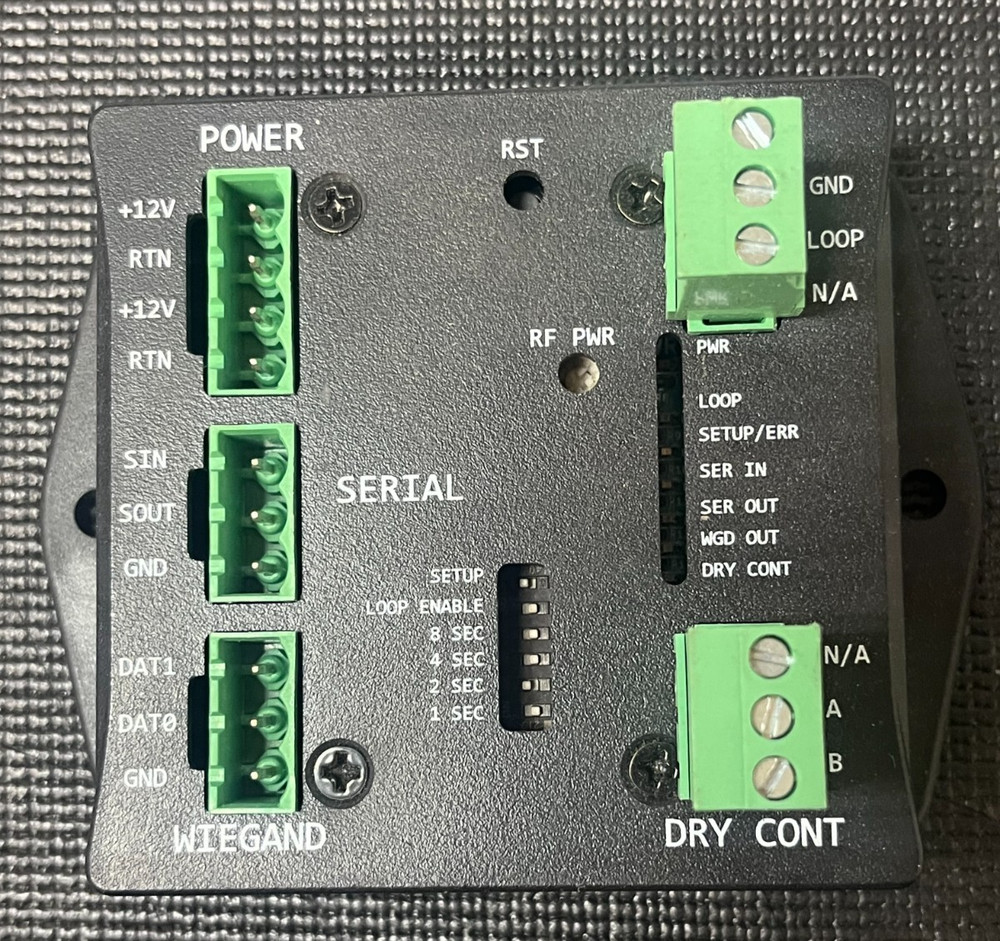 Infinity RFID S2W-001-UL Serial to Wiegand Interface Module Access Control UHF