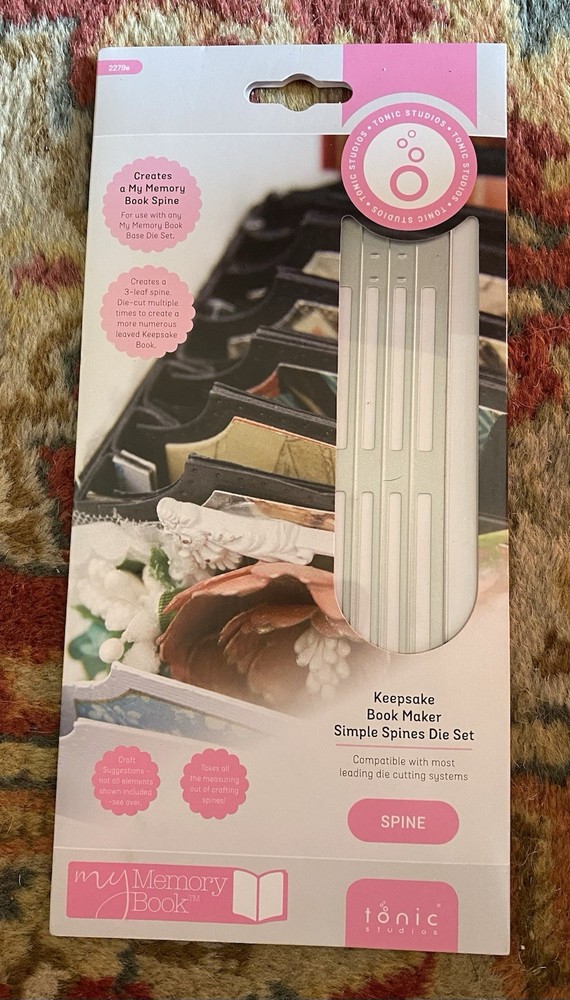 Tonic Studios Keepsake Book Maker Simple Spines Die Set