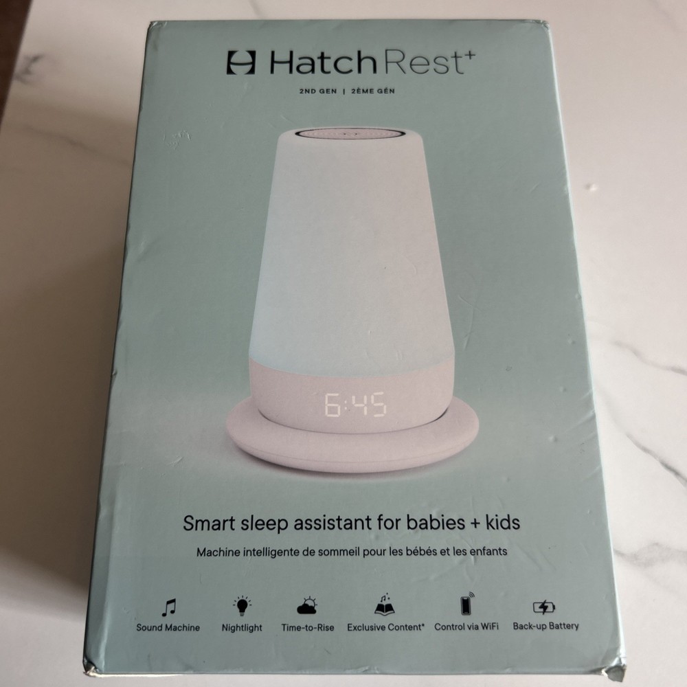 Hatch Rest PLUS 2nd Gen Night Light, Sound Machine, Sleep Trainer
