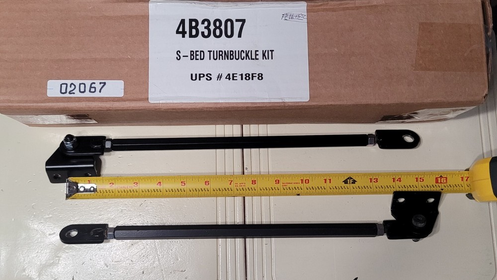 S-Bed Turnbuckle KIT 4B3807 for Adjustable Bed , UPS #4E18F8