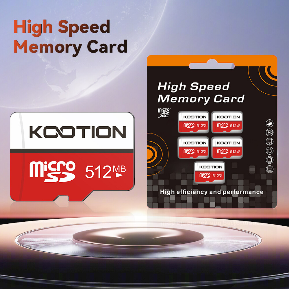 5PCS 512MB Micro SD Card TF Card Class 4 Memory Card +Adapter