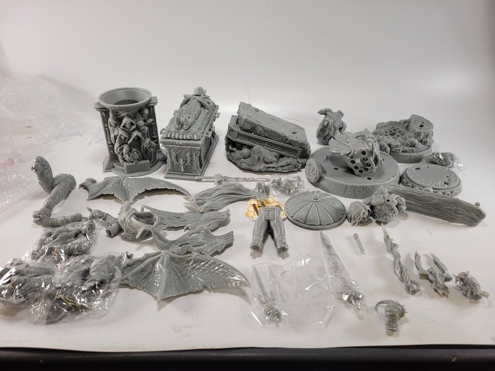 3D Printed Figures Fiction Creatures Unpainted