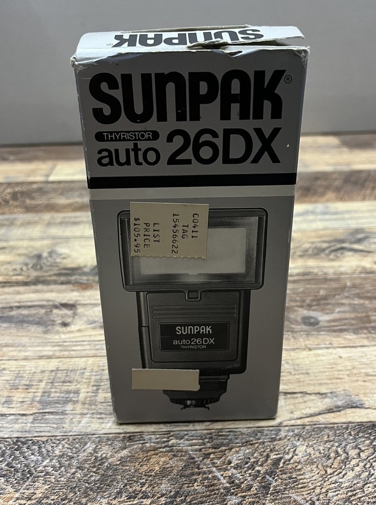 SUNPAK Auto 26 DX THYRISTOR Electronic Flash Unit Tested