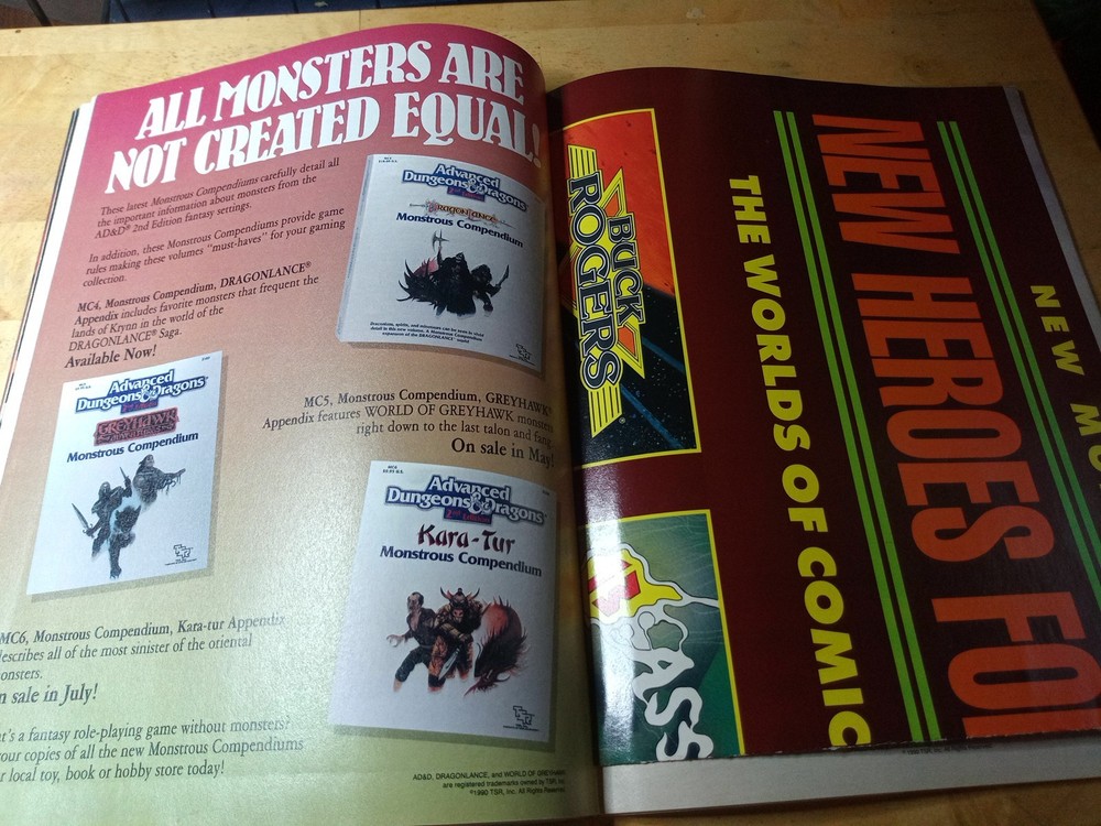 Dragon Magazine 159 TSR COMPLETE