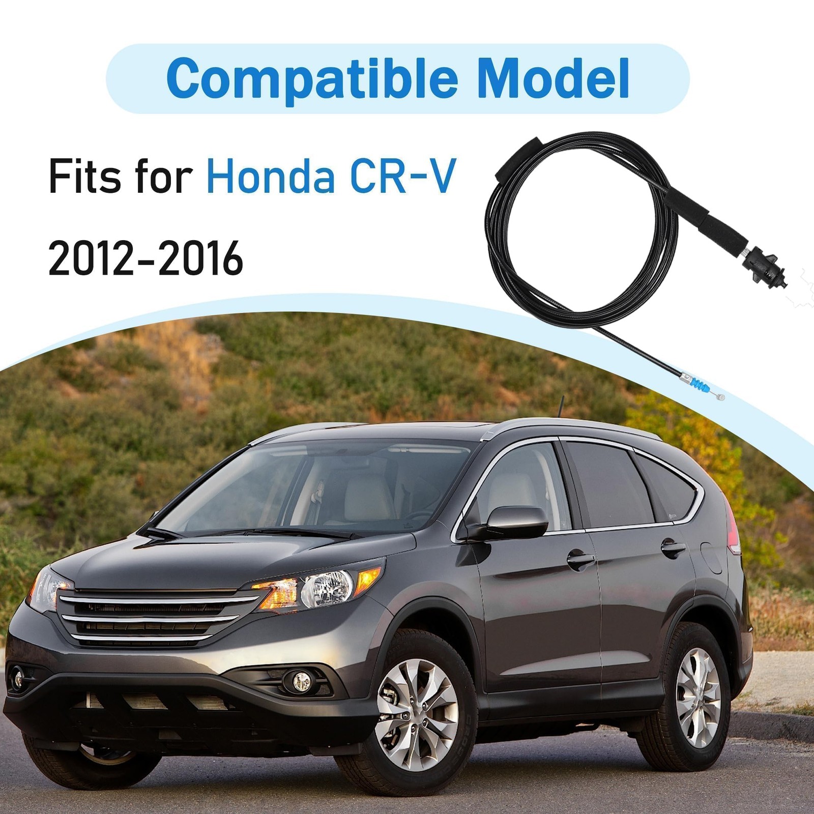 Fuel Gas Door Release Cable Fit for Honda CR-V 2012 2013 2014 2015 2016 Repla...