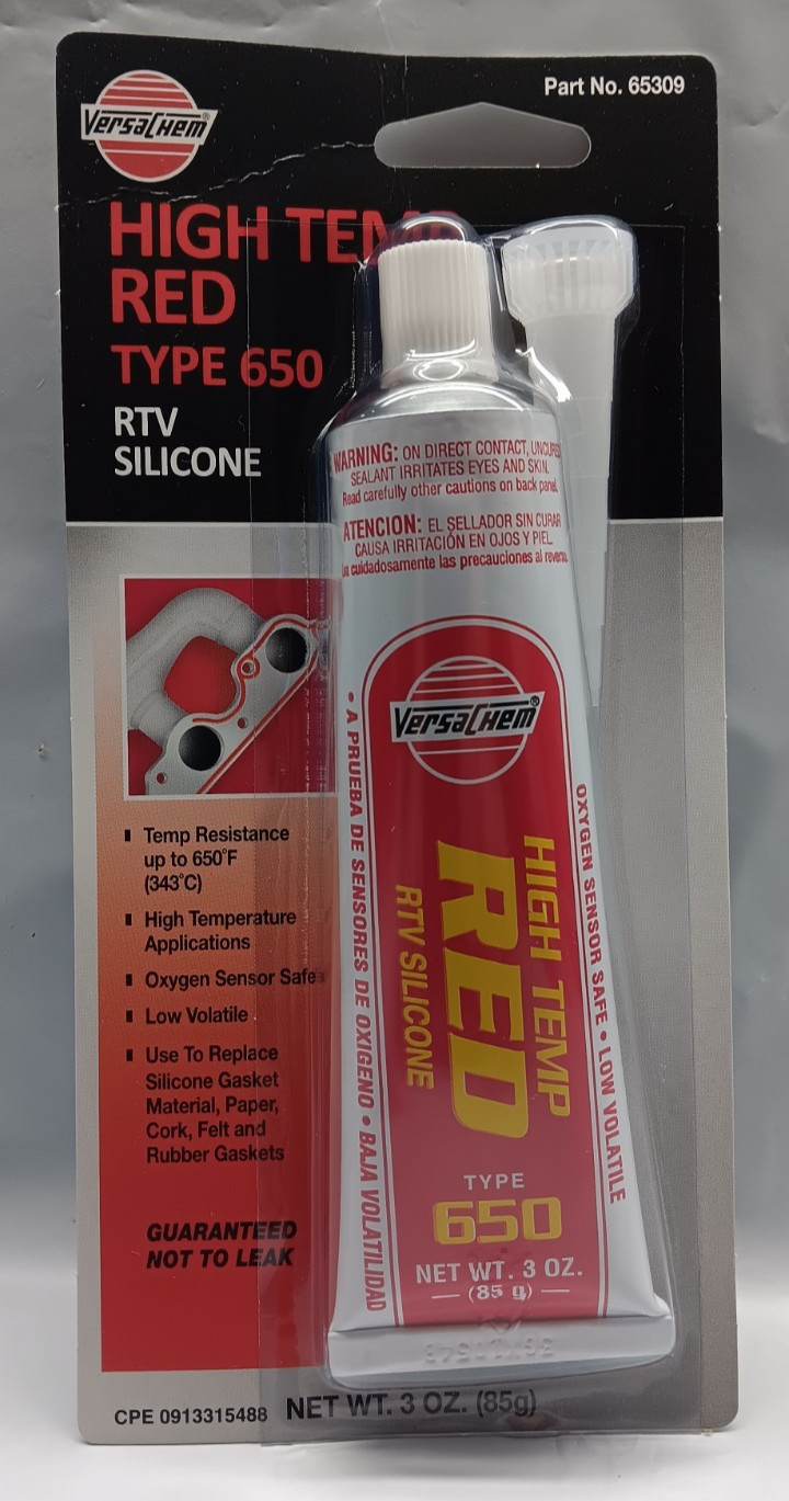 VersaChem High Temperature RED RTV Silicone Gasket Maker 65309 USA