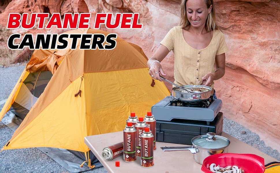 24 Can - Butane Fuel for Camping Stove