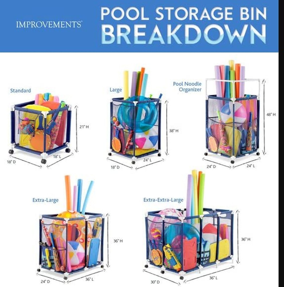 Pool Storage Bin-Standard