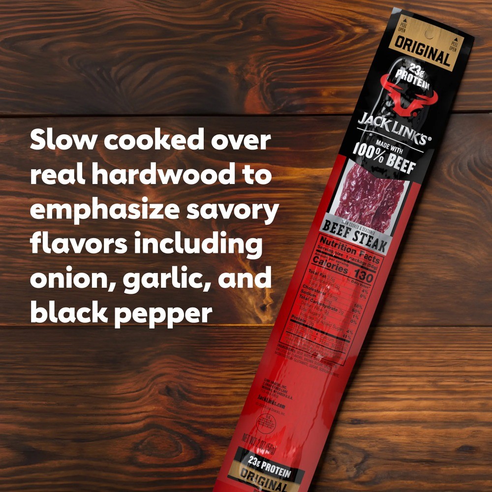 Jack Link's Original Beef Steak Multi-Pack (6 - 0.8 Ounce. Beef Steaks)