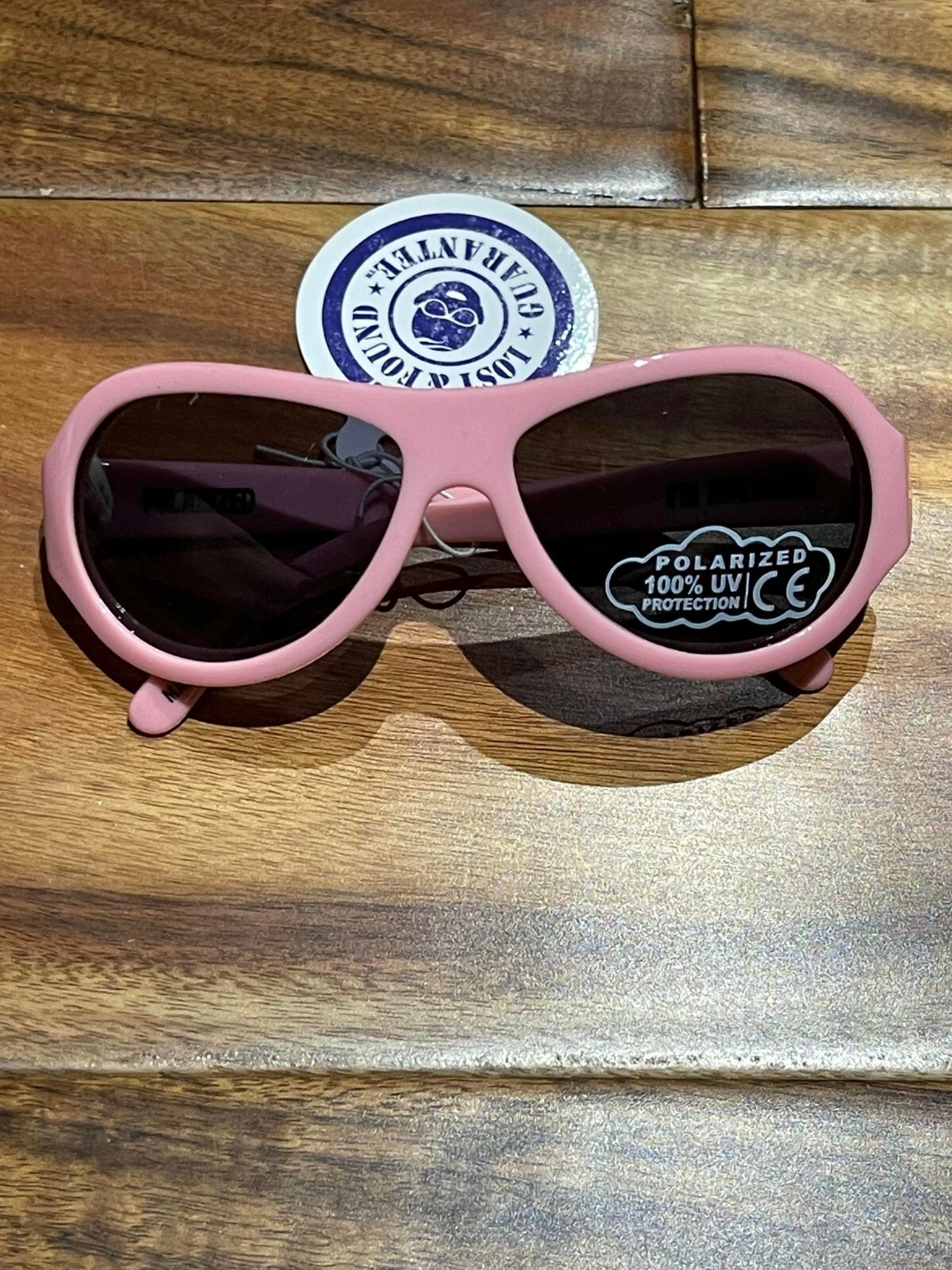 Babiators Pink Rad Rainbow Age 0-3 Polarized Sunglasses for Toddler and Infants